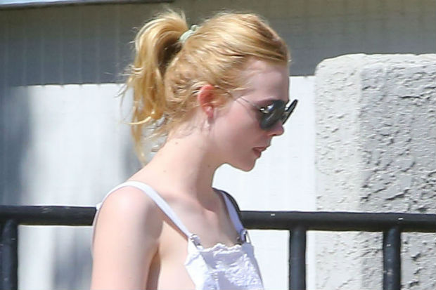 Elle Fanning's Nip Slip Leads Today's Star Sightings.