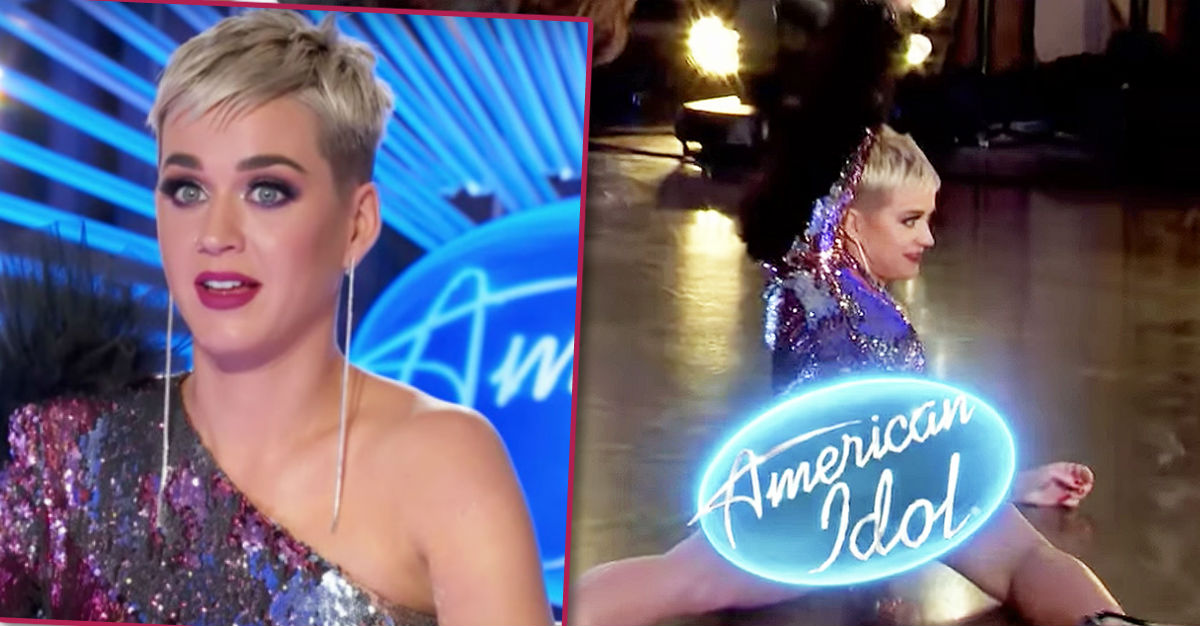 Katy Perry Flashes Fan On American Idol Celebuzz