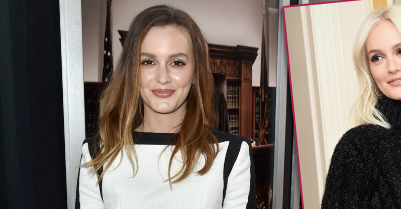 Leighton Meester Debuts Platinum Blonde Hair Celebuzz