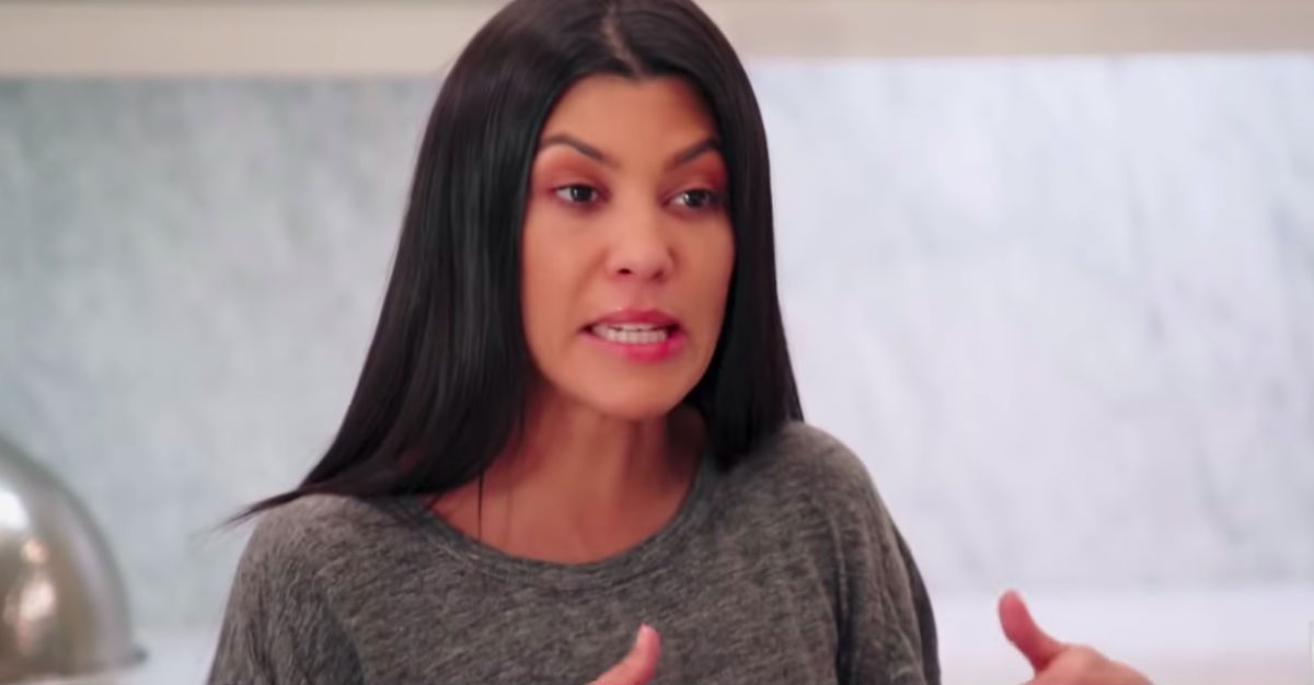 Kourtney Kardashian upset