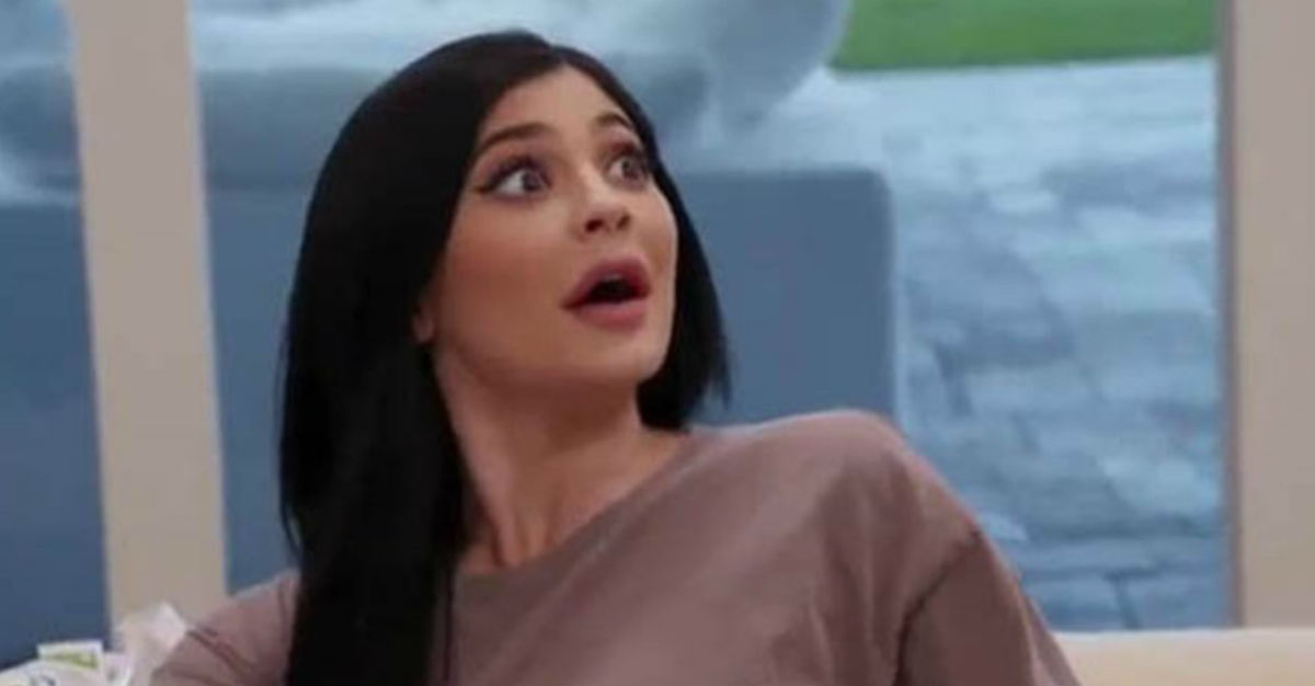kylie jenner shocked