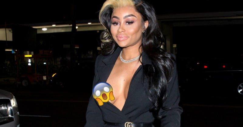 Blac chyna nip slip.