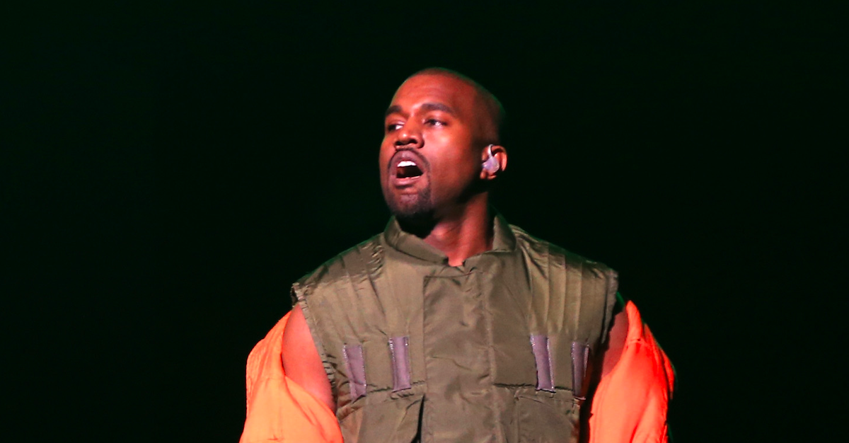 kanye west ad copy photo Christopher Polk:Getty Images for DirecTV