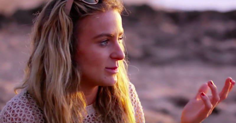 leah messer concerned gesturing beach header