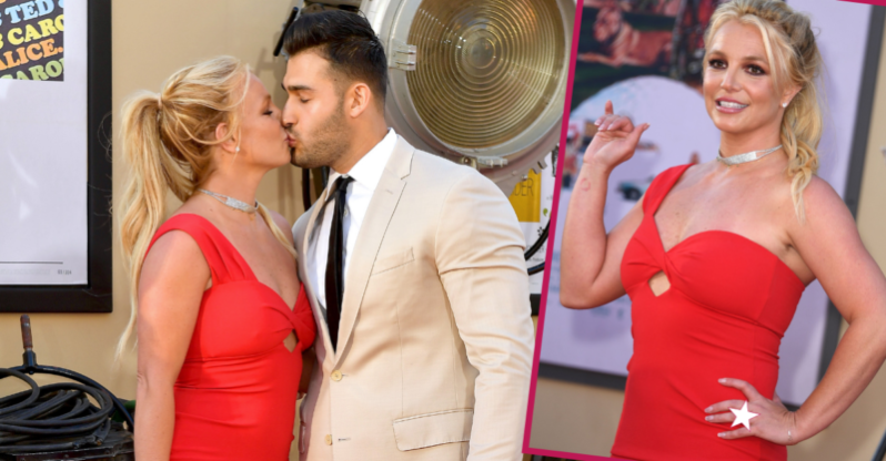 Britney Spears Wears a Ring on THAT Finger