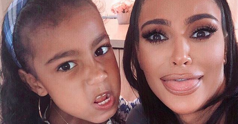 Kim Kardashian and North West Are Almost Identical in Throwback Photo