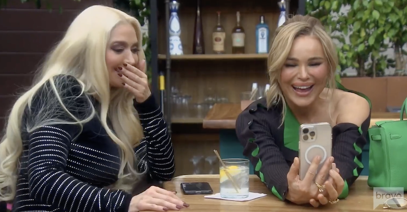 erika jayne diana jenkins rhobh screencap talking on phone